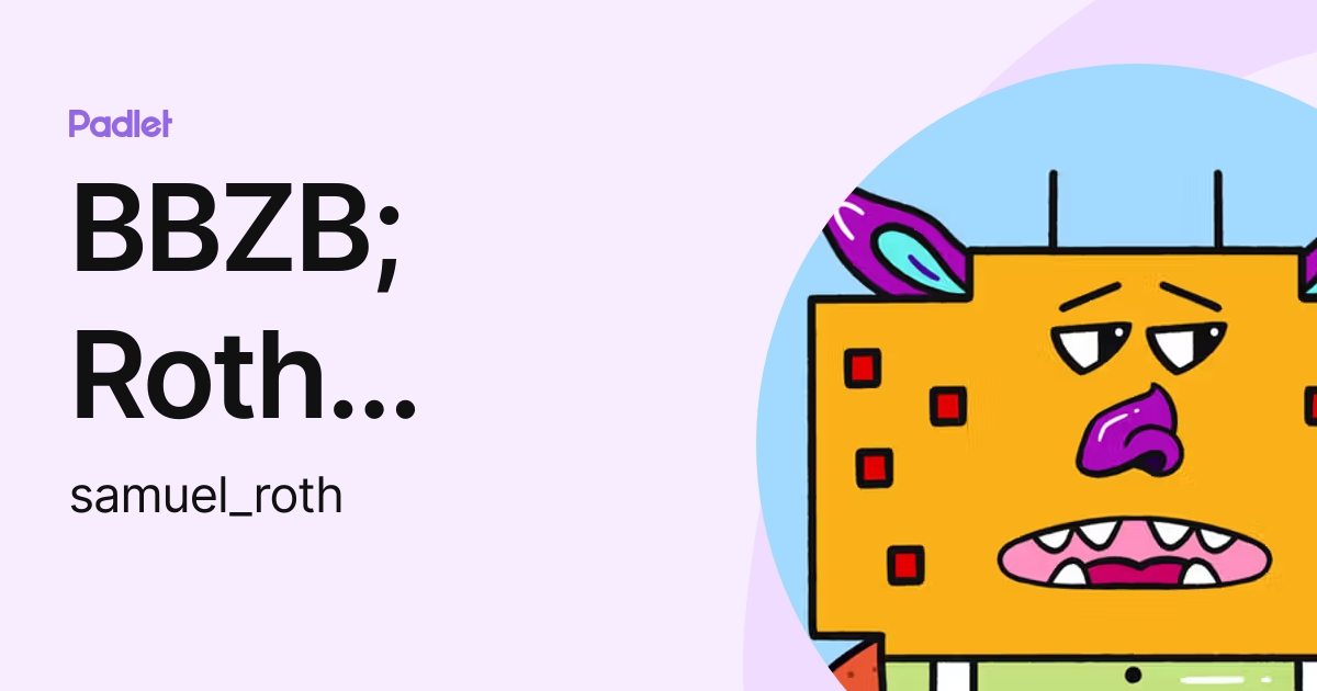 BBZB; Roth Samuel (samuel_roth) profile | Padlet