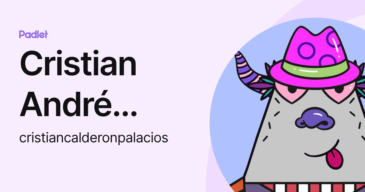 Cristian André Calderón Palacios (cristiancalderonpalacios) profile ...
