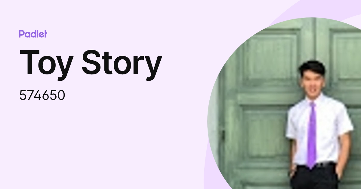 Toy Story (574650) profile | Padlet