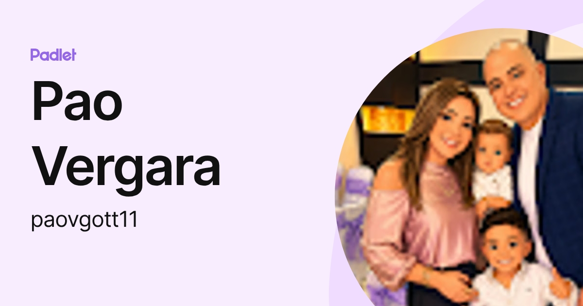 Pao Vergara (paovgott11) profile | Padlet