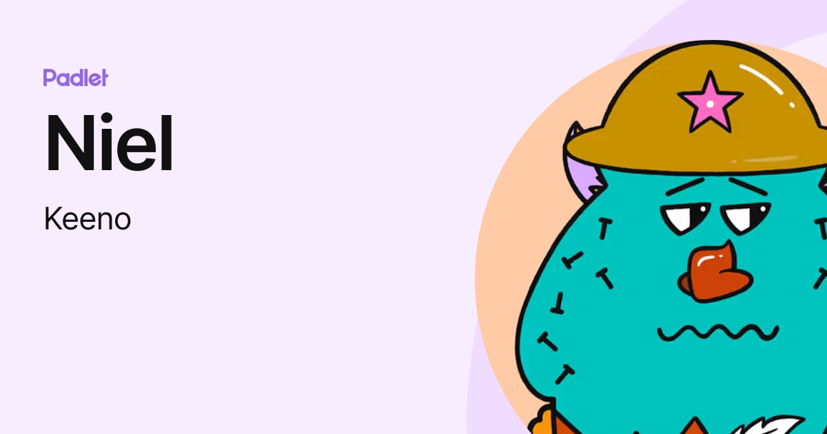 Niel (Keeno) profile Padlet