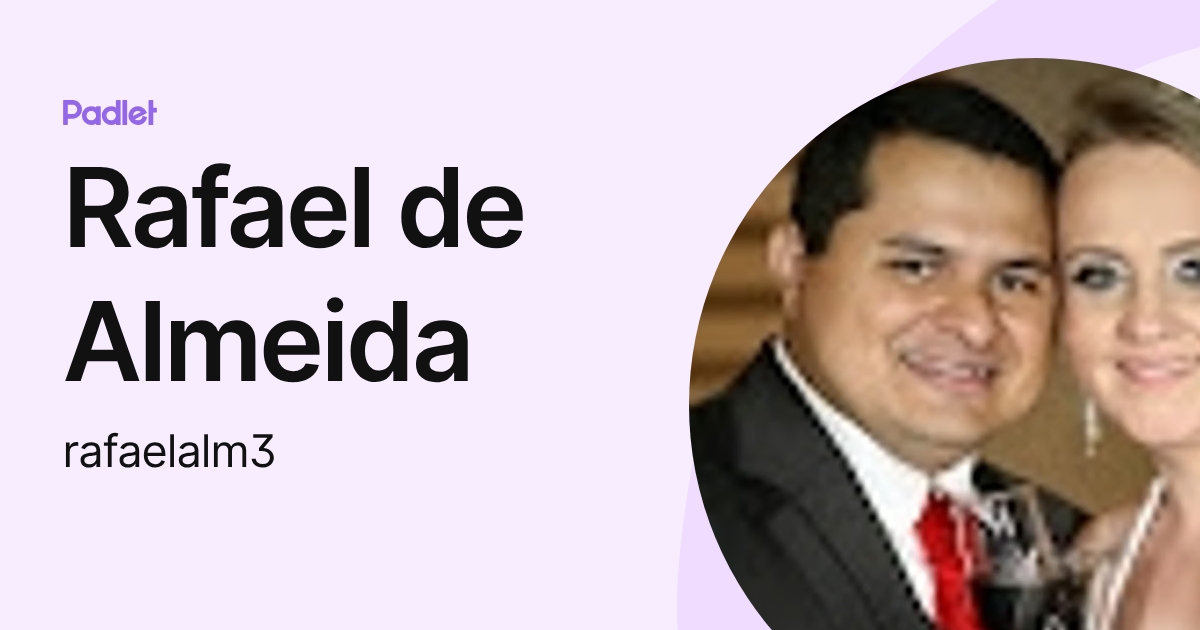 Rafael de Almeida (rafaelalm3) profile | Padlet