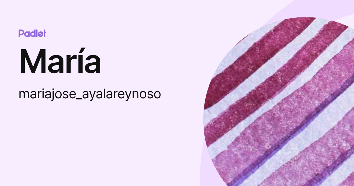 María (mariajose_ayalareynoso) profile | Padlet