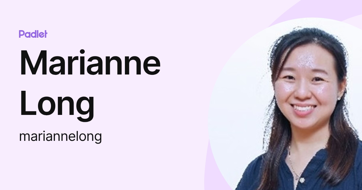 Marianne Long (marianne0890) profile | Padlet