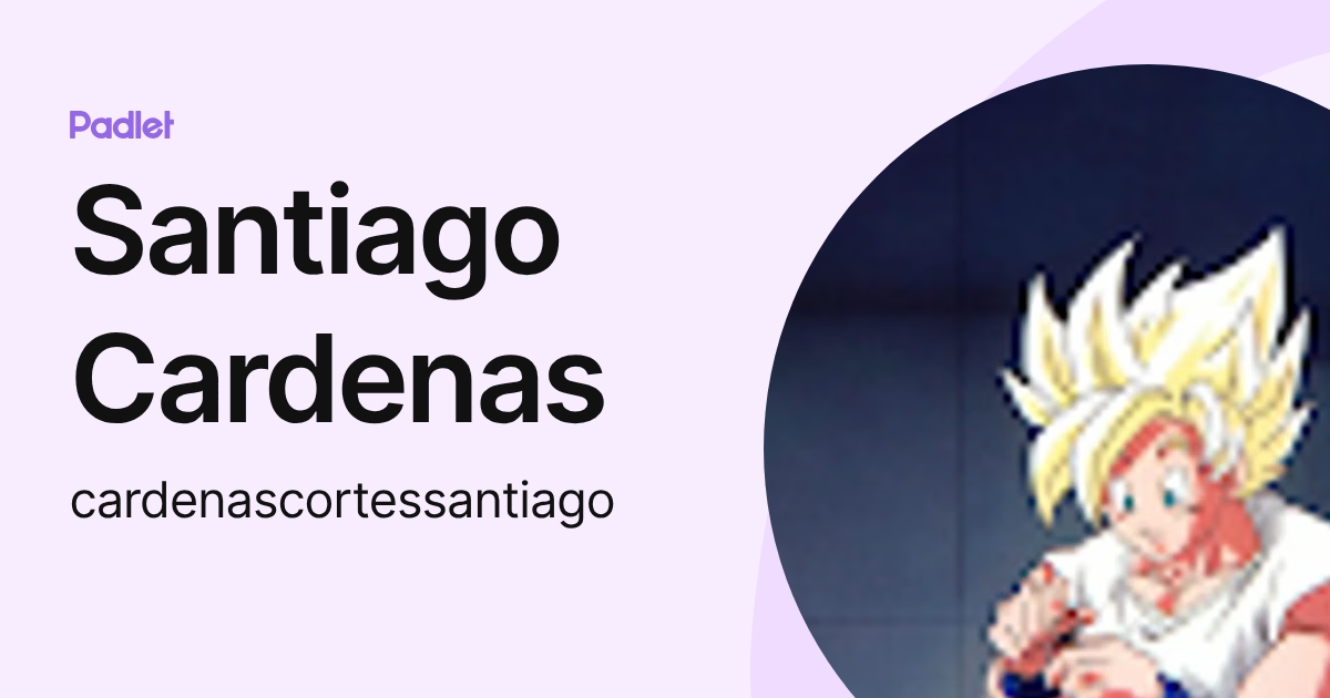 Santiago Cardenas (cardenascortessantiago) profile | Padlet