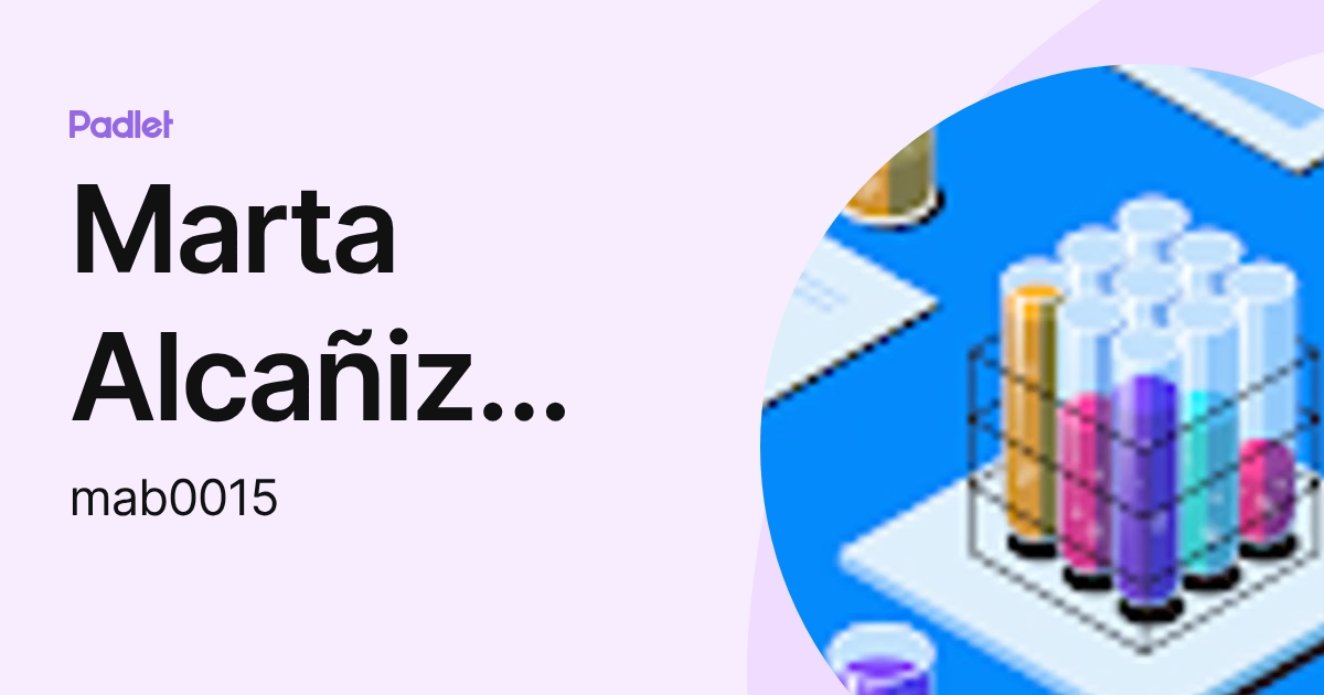 Marta Alcañiz Bódalo (mab0015) profile | Padlet
