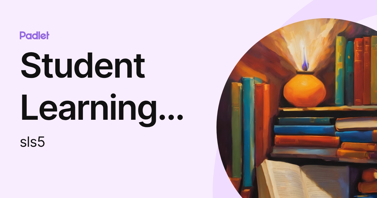 Student Learning Services (sls5) profile | Padlet