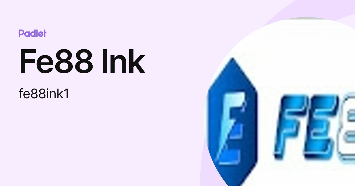 Fe88 Ink (fe88ink1) profile | Padlet