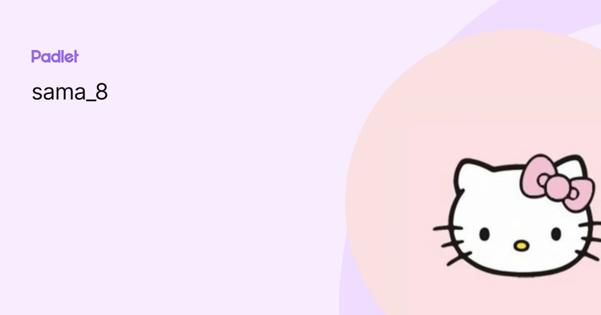 sama_8 profile | Padlet