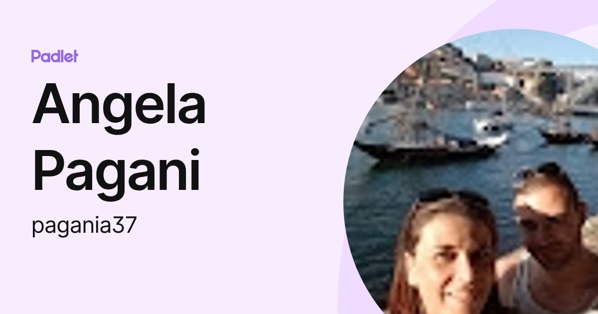 Angela Pagani (pagania37) profile | Padlet