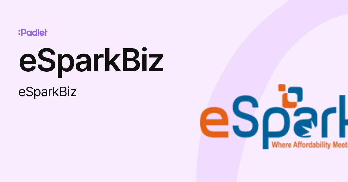 eSparkBiz (eSparkBiz) profile | Padlet