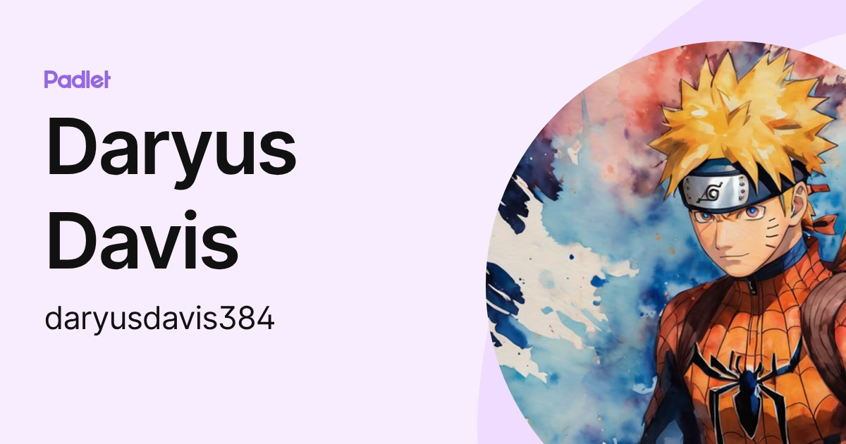 Daryus Davis (daryusdavis384) profile | Padlet
