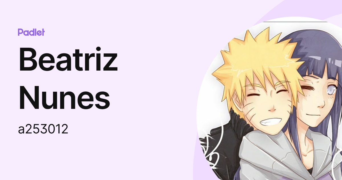 Beatriz Nunes (a253012) profile | Padlet