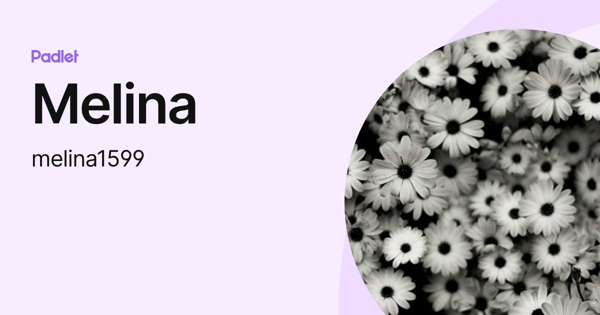 Melina (melina1599) profile | Padlet