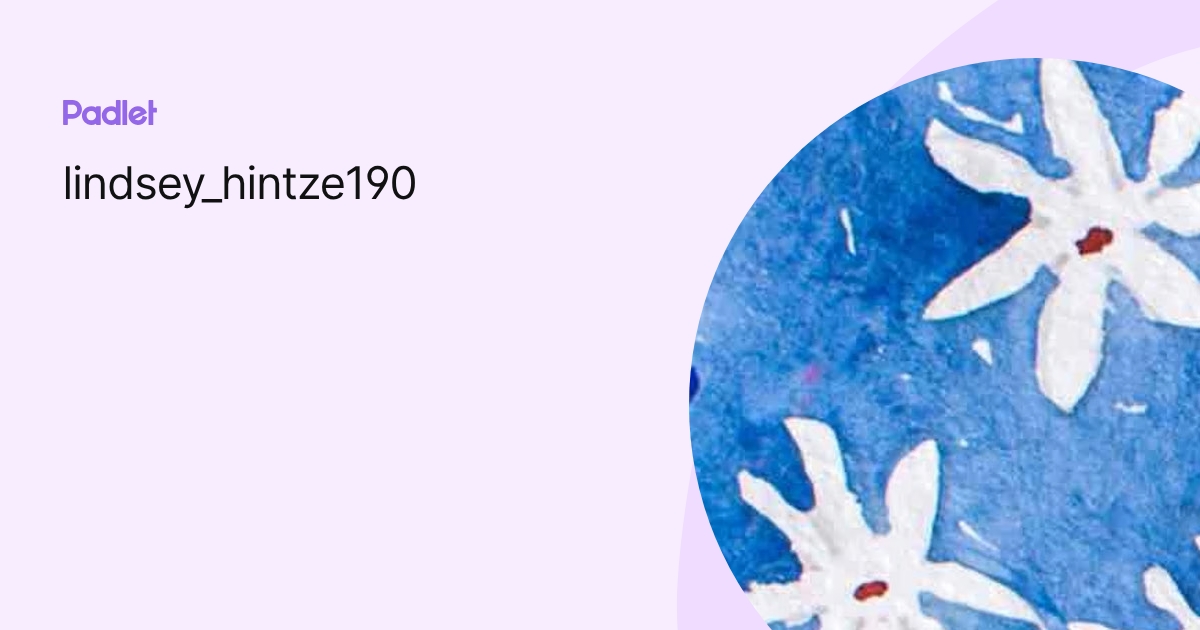 lindsey_hintze190 profile | Padlet