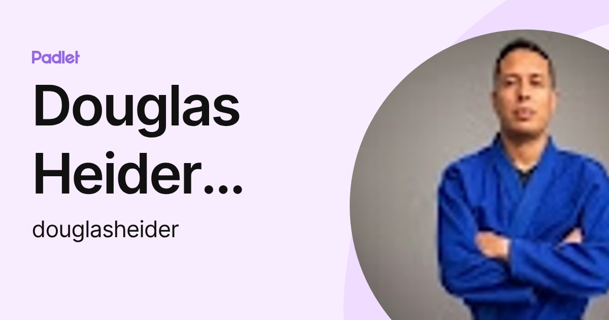Douglas Heider Oliveira (douglasheider) profile | Padlet