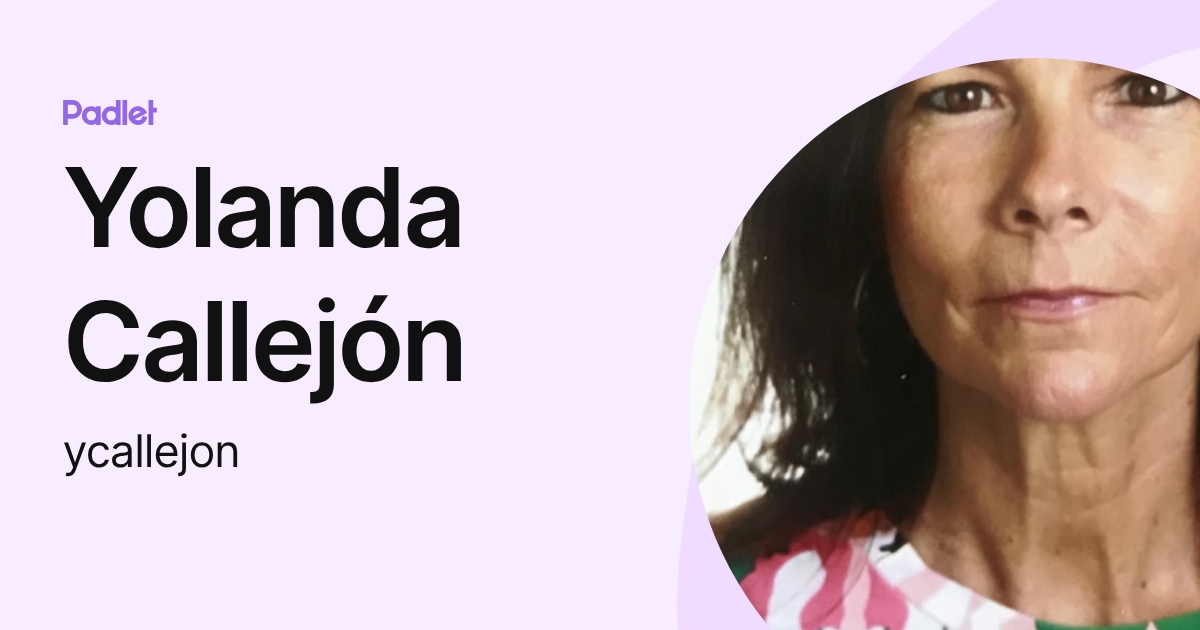 Yolanda Callejón (ycallejon) profile | Padlet