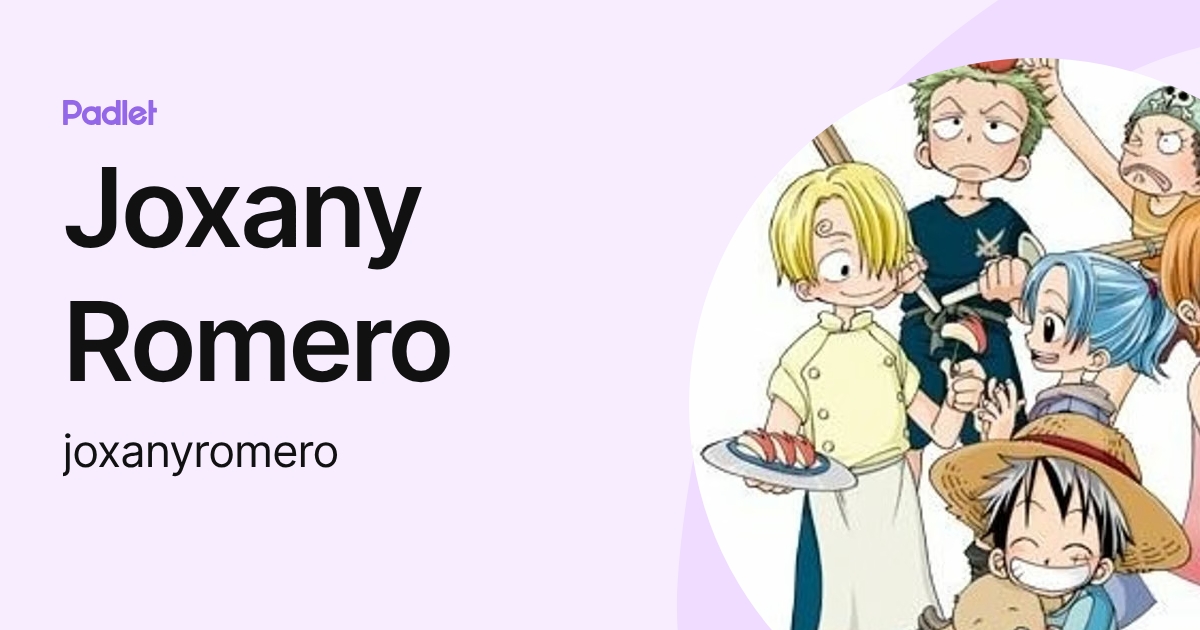 Joxany Romero (joxanyromero) profile | Padlet