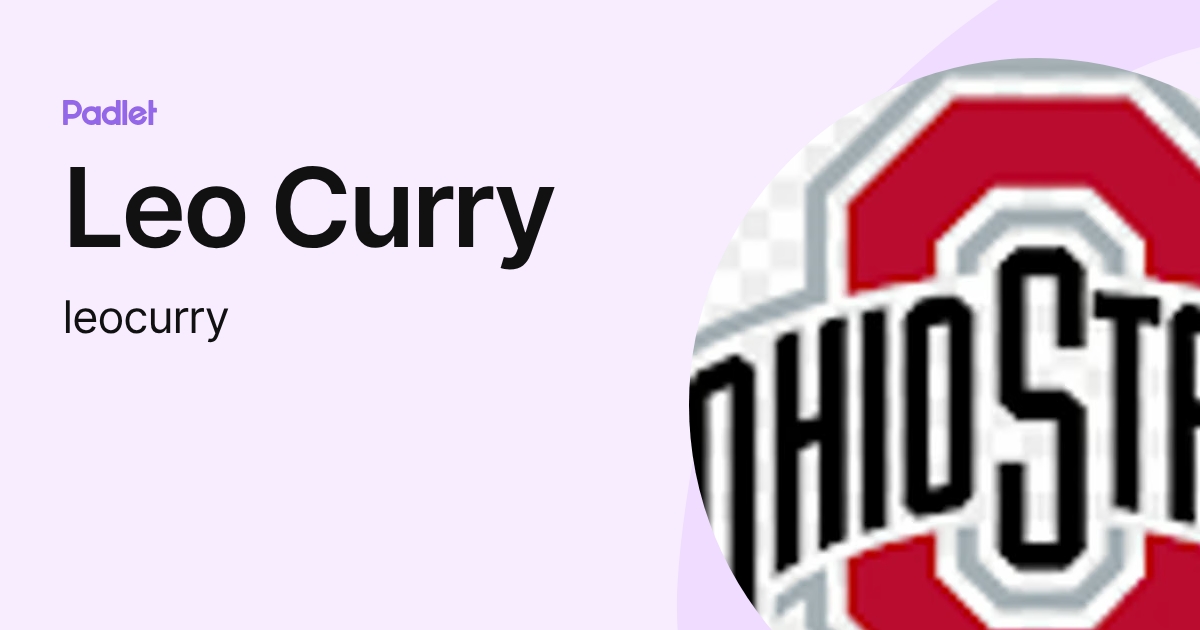 Leo Curry (leocurry) profile | Padlet