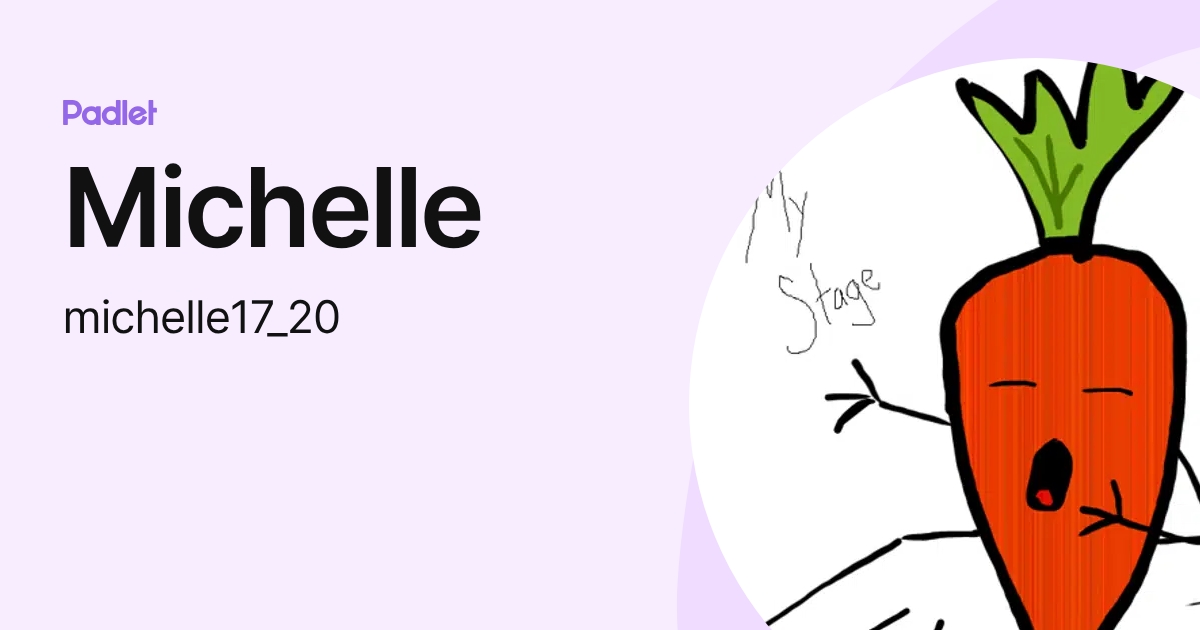 Michelle (michelle171) profile | Padlet