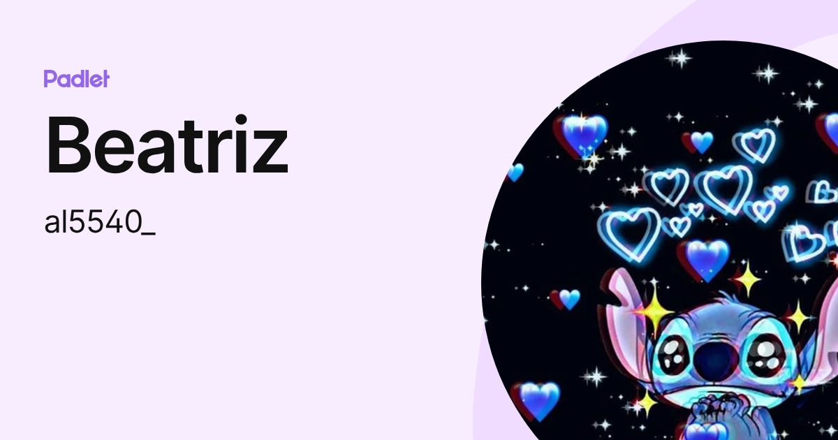 Beatriz (al5540_) profile | Padlet