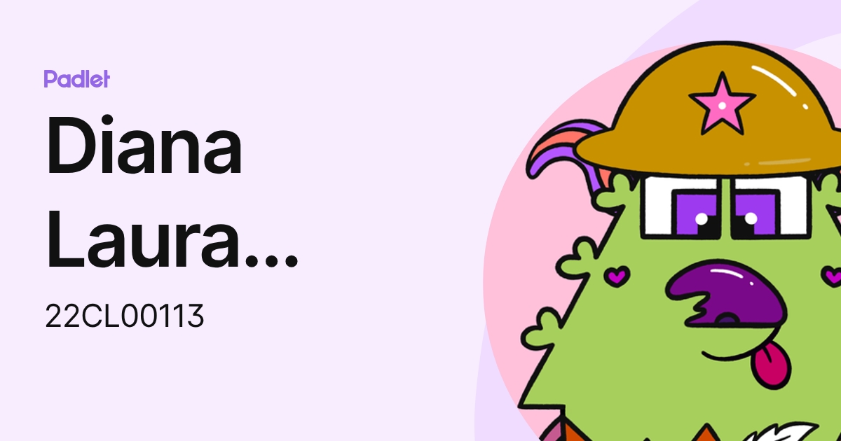 Diana Laura Ramírez García (22CL00113) profile | Padlet