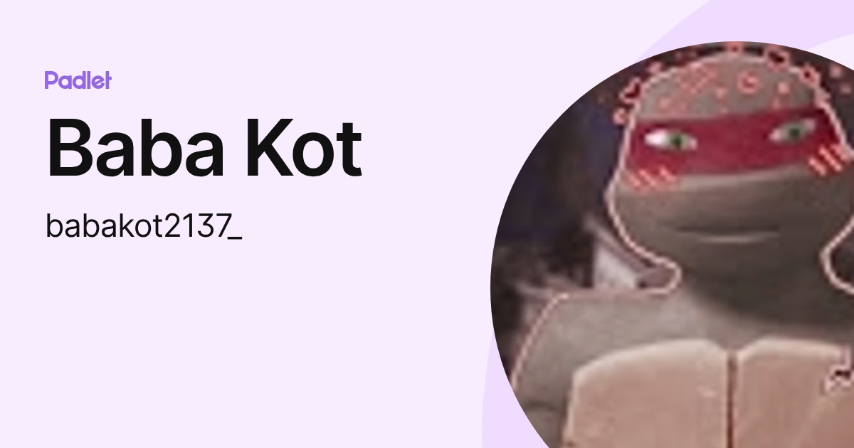 Baba Kot (babakot2137_) profile | Padlet