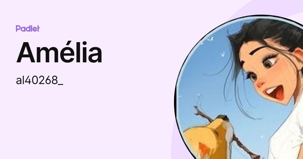 Amélia (al40268_) profile | Padlet