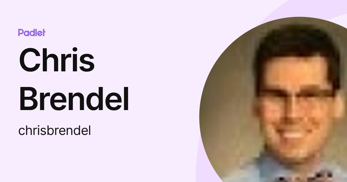 Chris Brendel (chrisbrendel) profile | Padlet