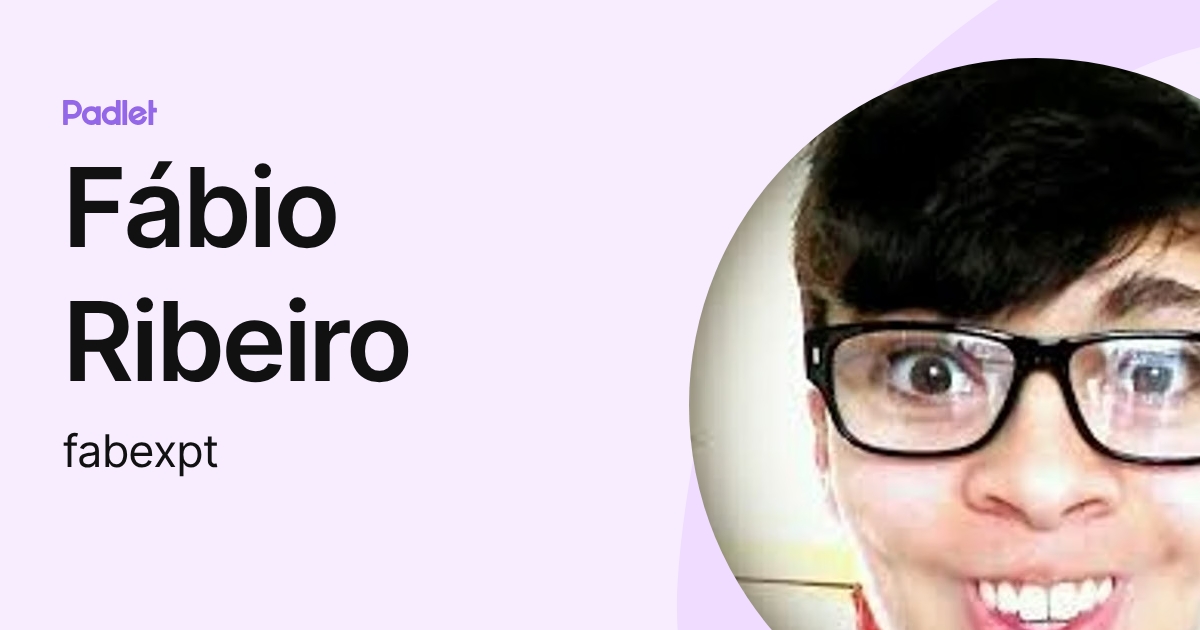 Fábio Ribeiro (fabexpt) profile | Padlet