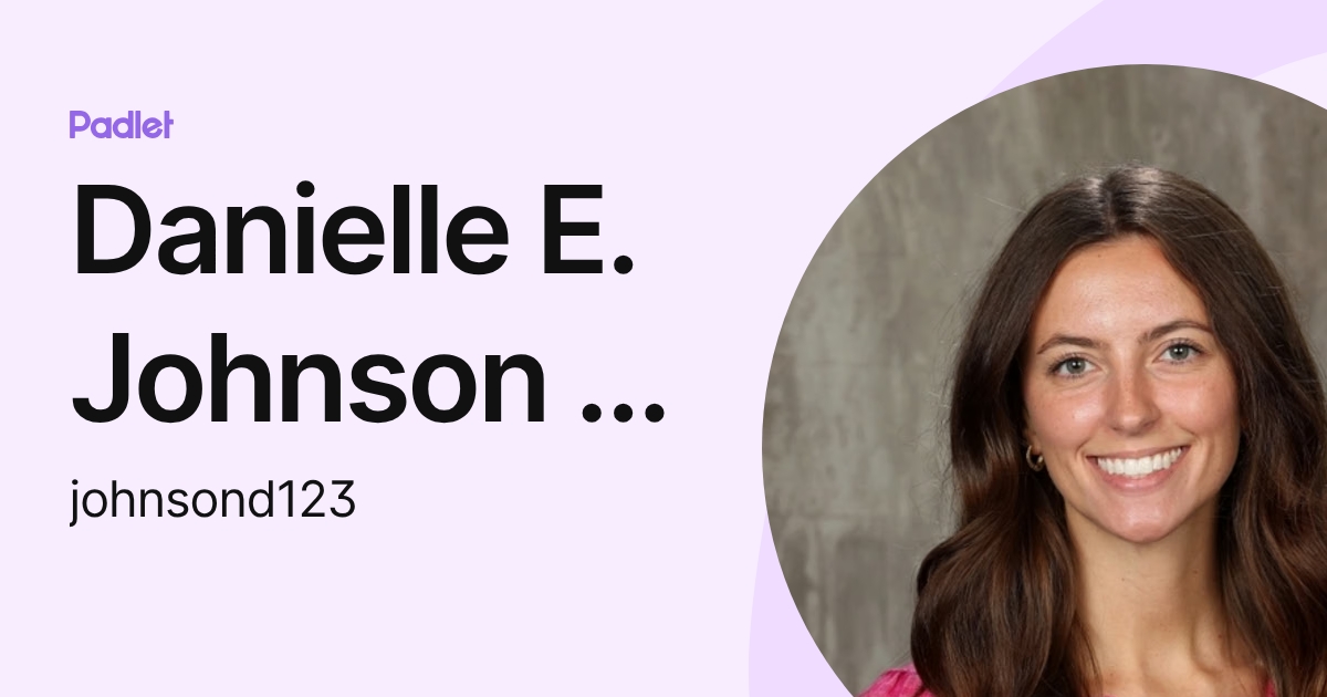 johnsond123 profile | Padlet