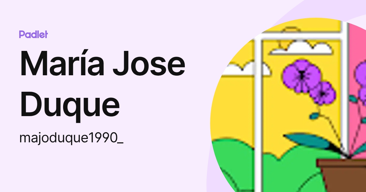 María Jose Duque (majoduque1990_) profile | Padlet