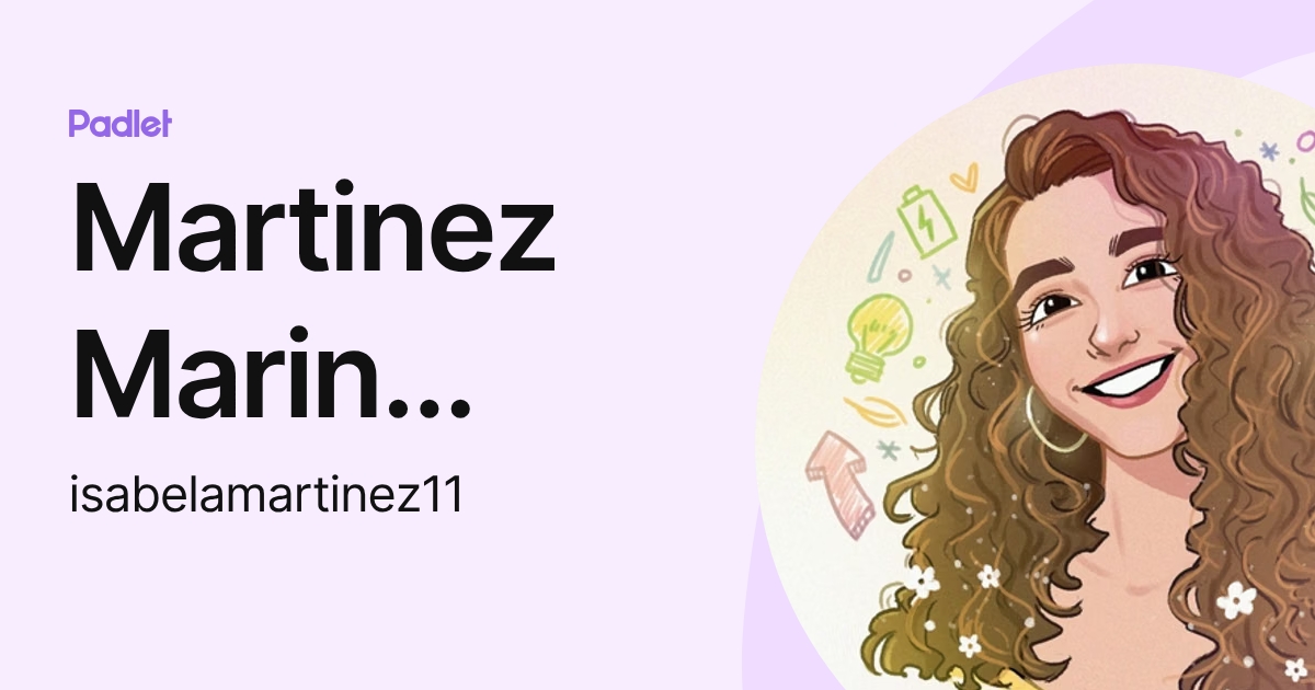 Martinez Marin Isabela (isabelamartinez11) profile | Padlet