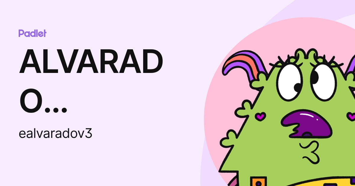 ALVARADO VAZQUES ESTRELLA ROCI (ealvaradov3) profile | Padlet