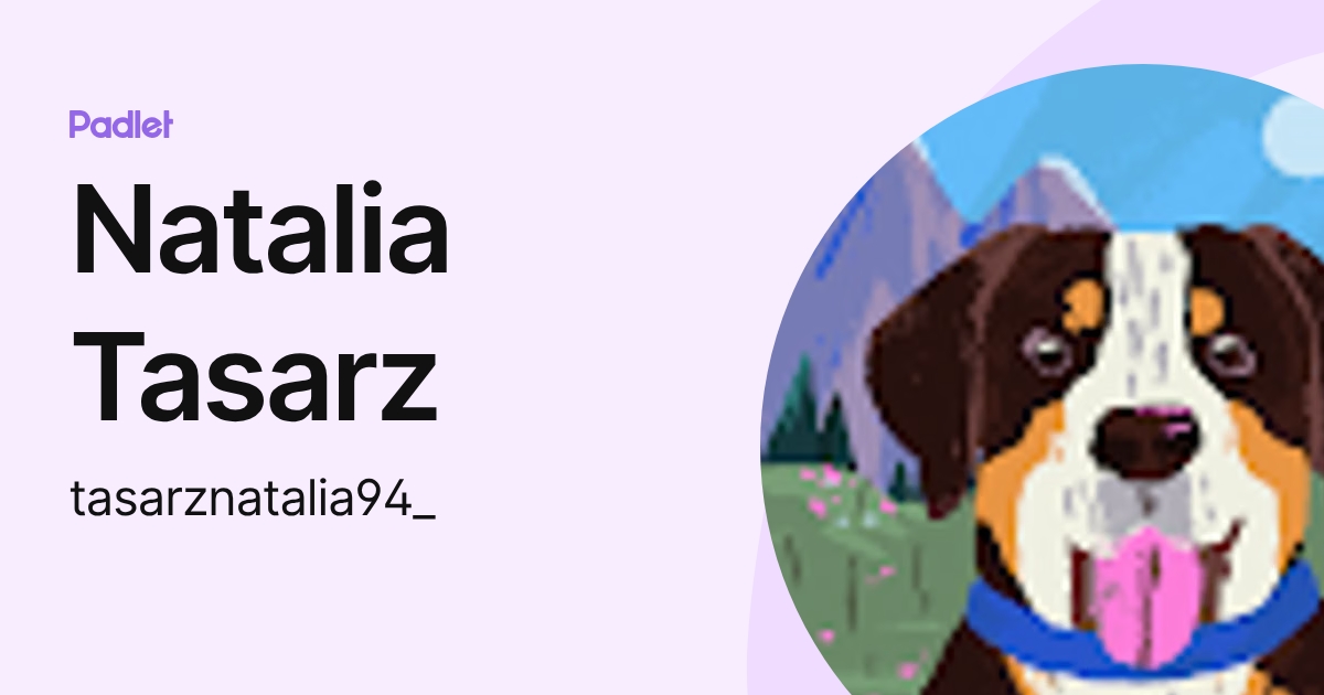 Natalia Tasarz (tasarznatalia94_) profile | Padlet
