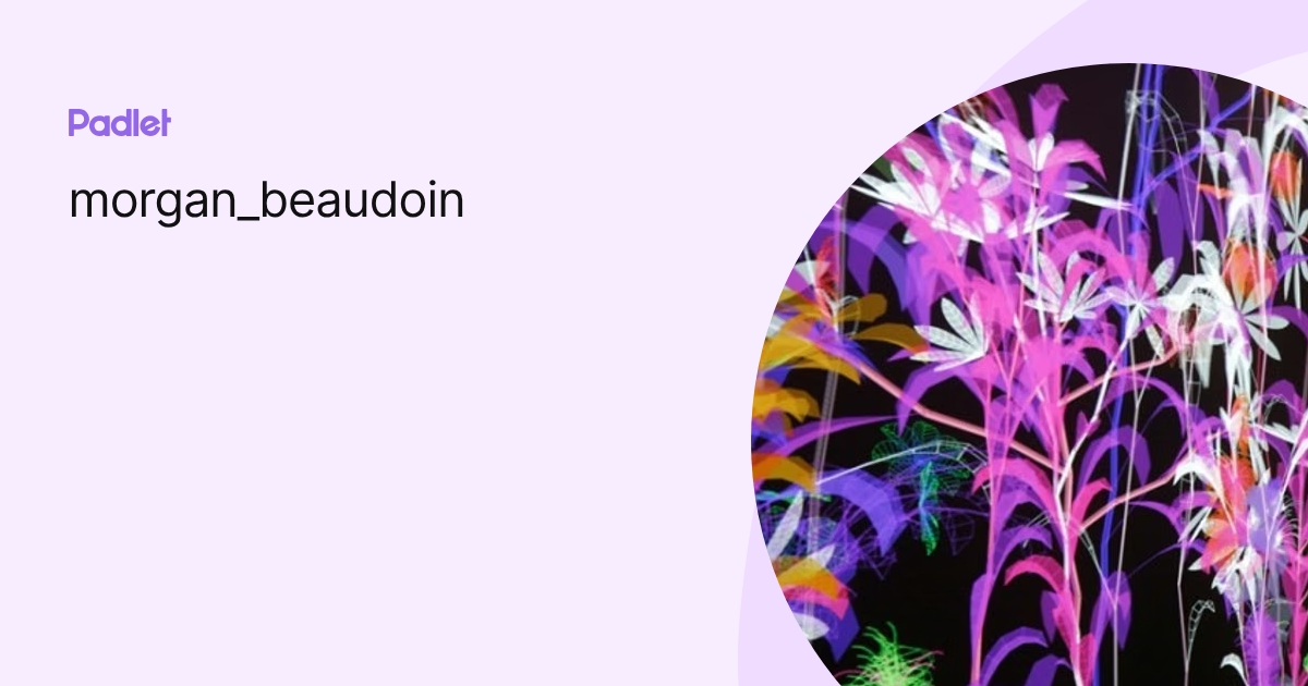 morgan_beaudoin profile | Padlet