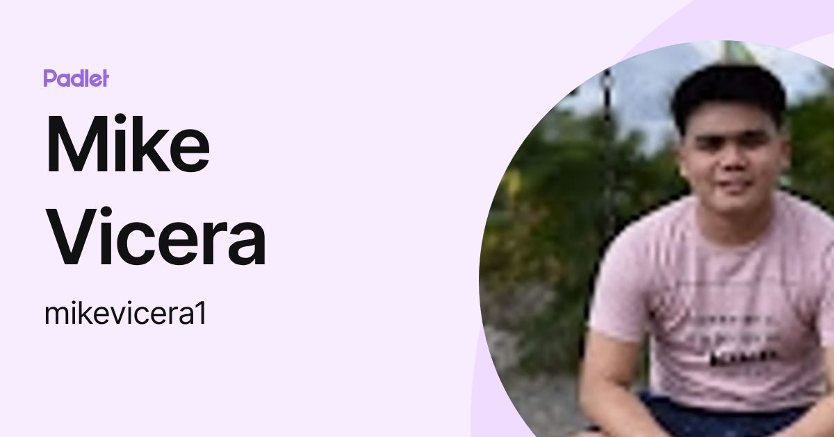 Mike Vicera (mikevicera1) profile | Padlet