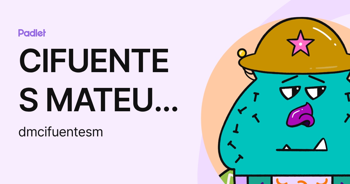 CIFUENTES MATEUS DAYANA MAYERLY (dmcifuentesm) profile | Padlet