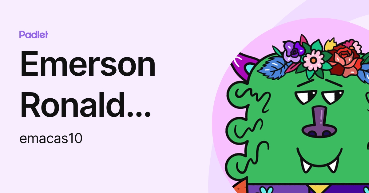 Emerson Ronald Macas Loayza (emacas10) profile | Padlet