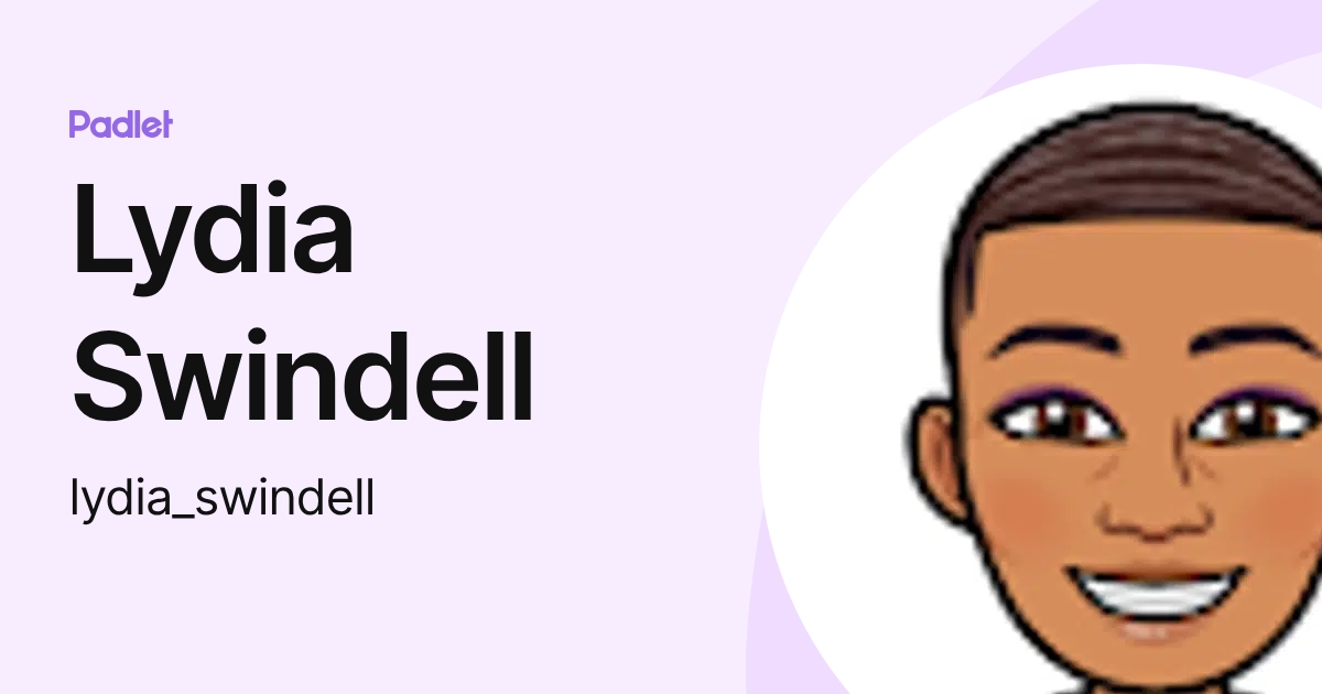 Lydia Swindell (lydia_swindell) profile | Padlet