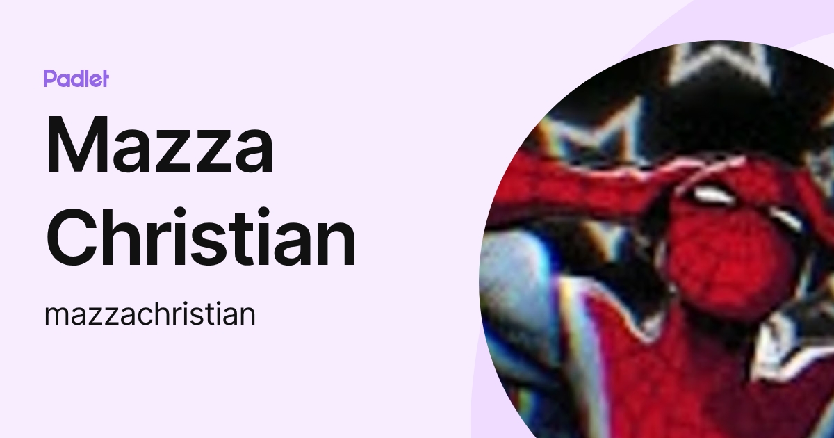 Mazza Christian (mazzachristian) profile | Padlet
