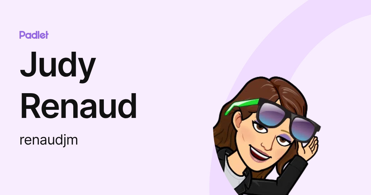 Judy Renaud (renaudjm) profile | Padlet