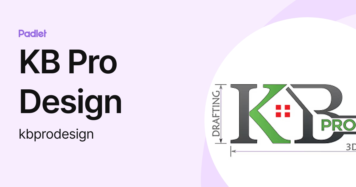 KB Pro Design (kbprodesign) profile | Padlet