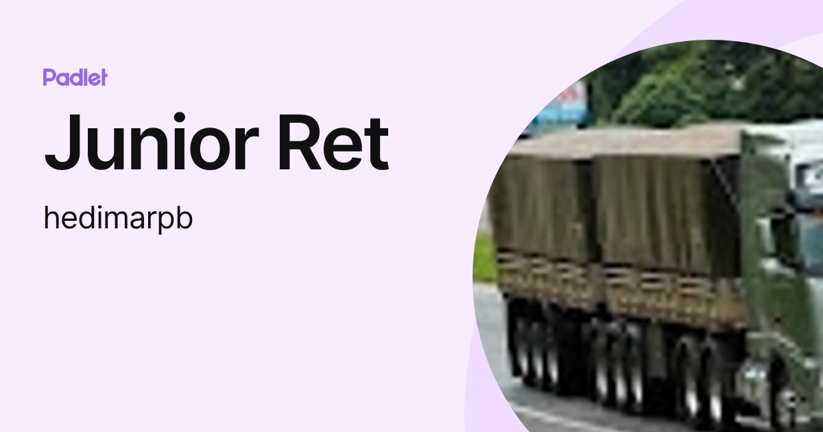 Junior Ret (hedimarpb) profile | Padlet
