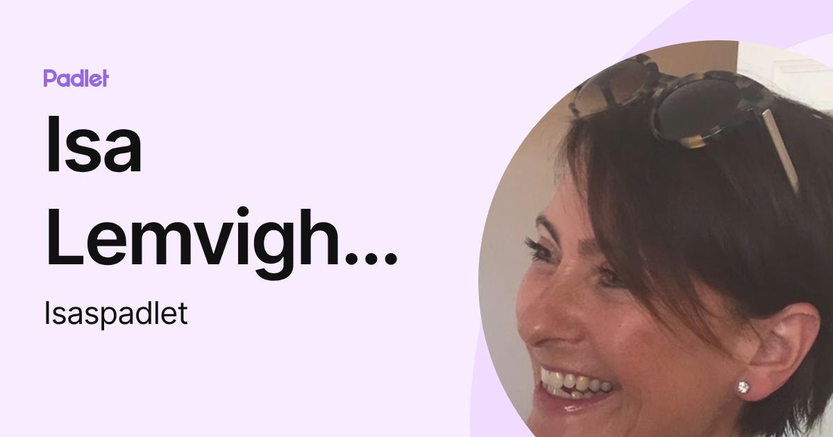 Isa Lemvigh Clausen (Isaspadlet) profile | Padlet