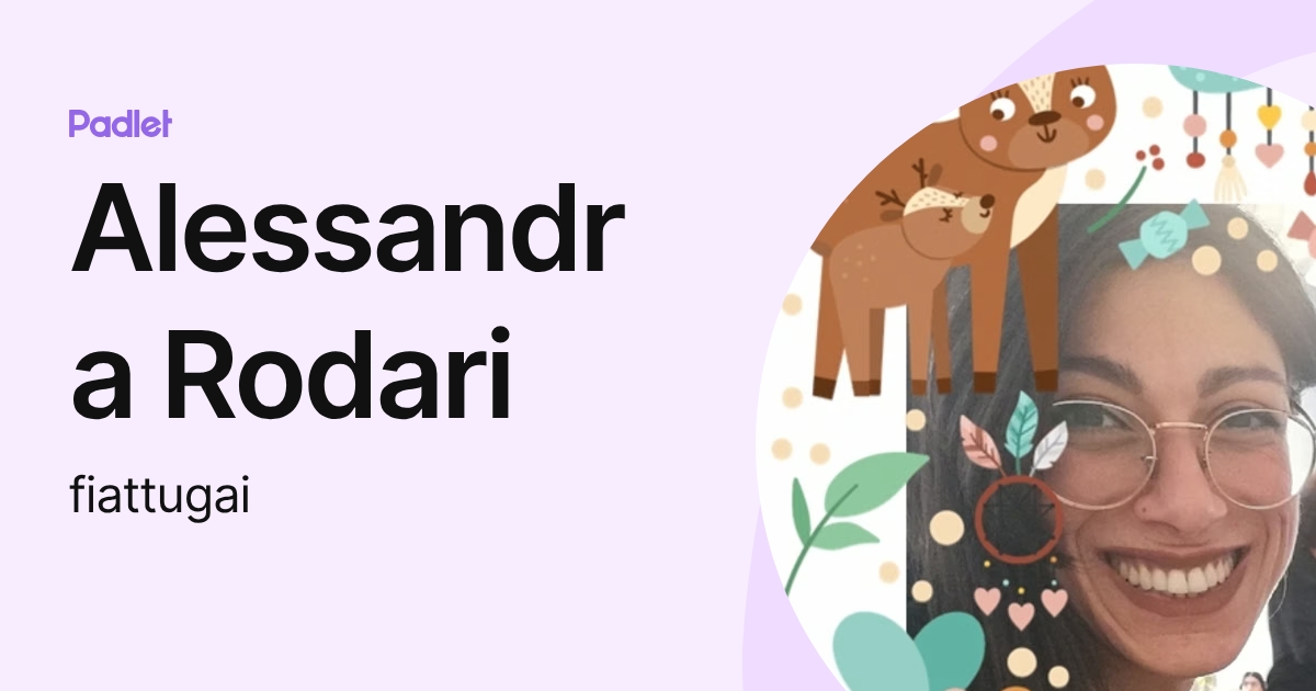 Alessandra Rodari (fiattugai) profile | Padlet