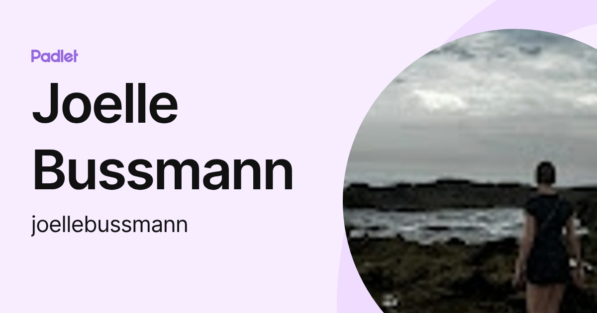 Joelle Bussmann (joellebussmann) profile | Padlet