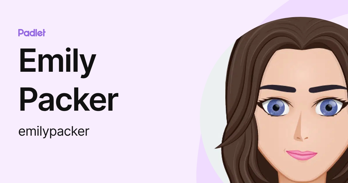 Emily Packer Emily Packer (emilypacker) profile | Padlet