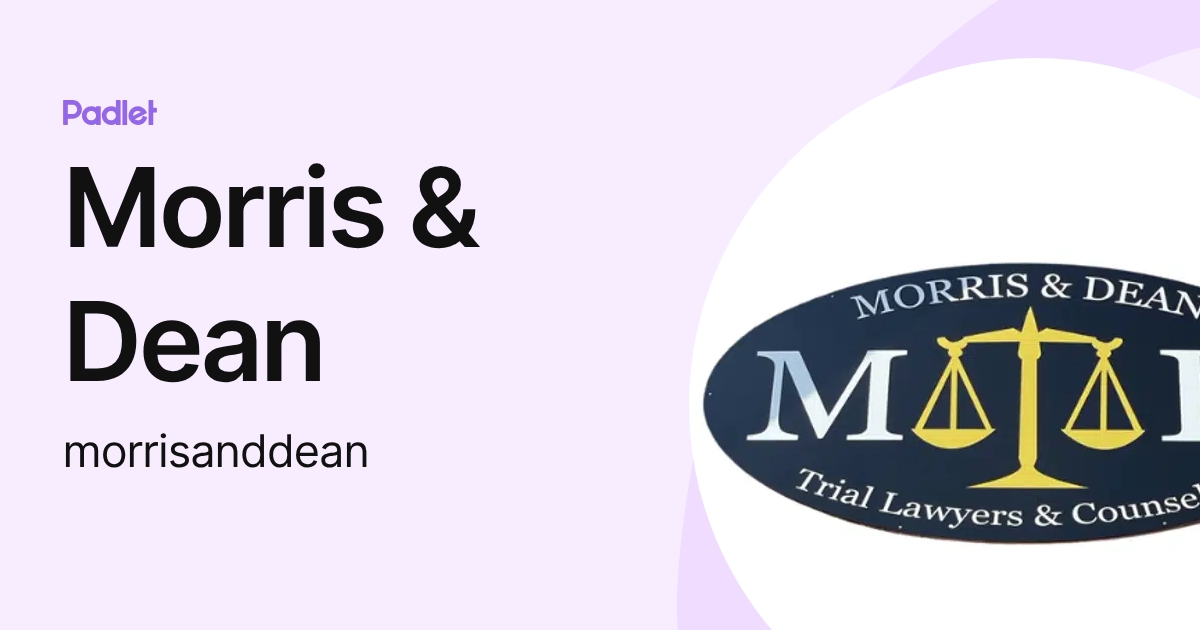 Morris & Dean (morrisanddean) profile | Padlet