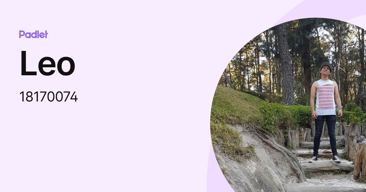 Leo (18170074) profile | Padlet
